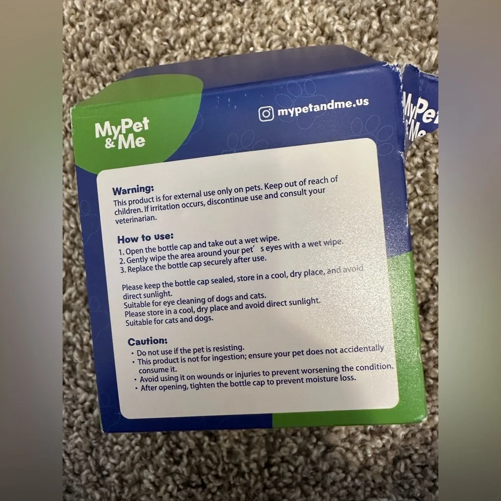 Pet Tear Stain Wipes